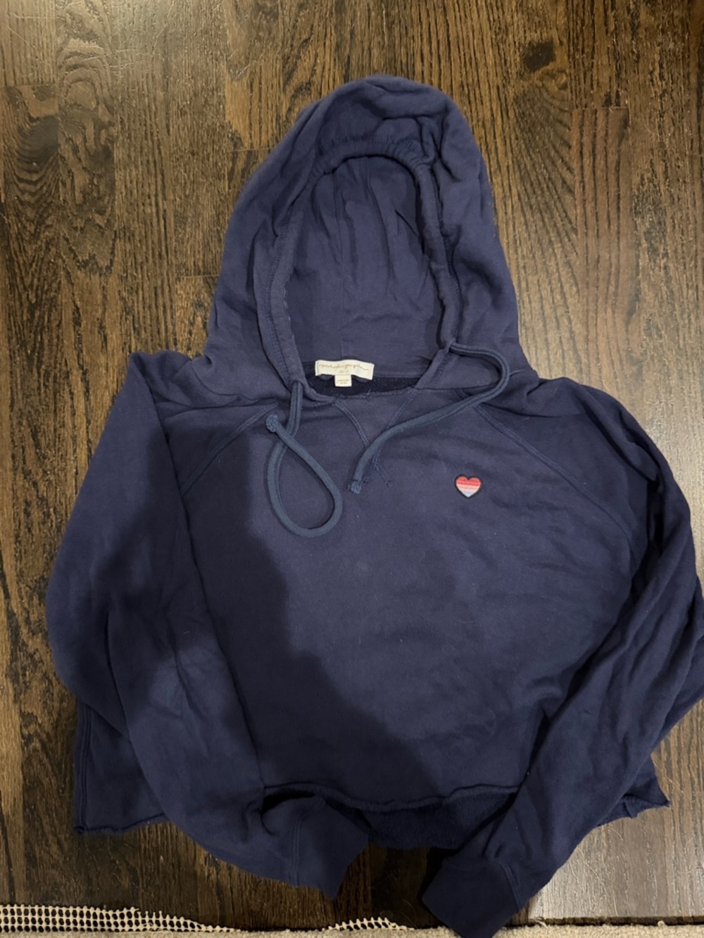 Spiritual Gangster Navy Pullover with Gold Logo Stitching
